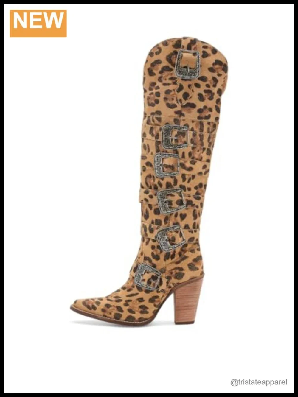 Real Leather Snip Toe Zippered Over the Knee Boots
